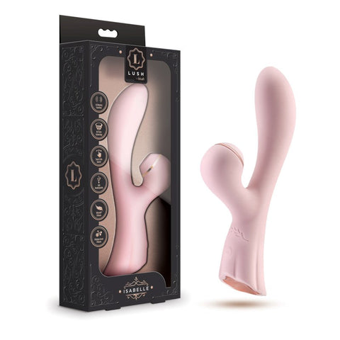 Blush Novelties Lush Isabelle 15 Vibration Modes USB Rechargeable Vibrator - Rabbit Vibrators