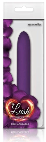 NS Novelties Indulge in Blissful Vibrations with Lush Tulip Purple Vibrator - Personal Massagers