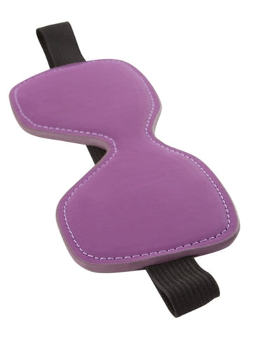 NS Novelties Lust Bondage Play Blindfold Purple Faux Fur Sensory Play - Masks And Blindfolds