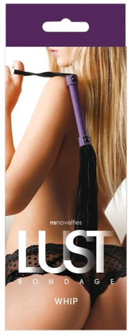 NS Novelties Lust Bondage Whip Purple Restraint Set Complete Kit - Whips And Crops