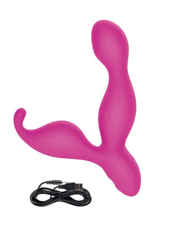 California Exotics Lust By Jopen L12 Grey Dual Motor Anal Vibrator - Strap On Sextoys