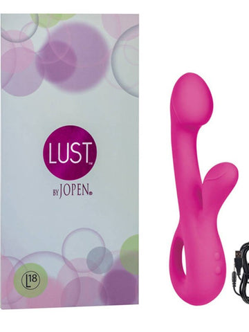 California Exotics Lust By Jopen L18 Purple Dual Motor Rabbit Vibrator - Clit Ticklers and Pulsators