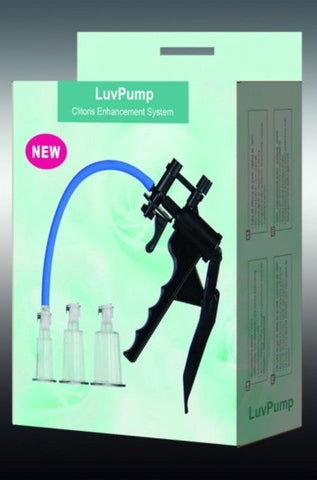 Shots Toys LuvPump Clitoris Enhancement System Set with Suction Power - Nipple and Clit Clamps