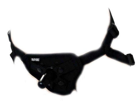 Doc Johnson Luxe Harness with Plug Vac U Lock Adjustable Strap On System - Strap On Sextoys
