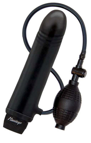Nasstoys Mack Tuff Inflatable Black Magic Inflatable Vibrating Dildo - Inflatable Dildos and Vibrators