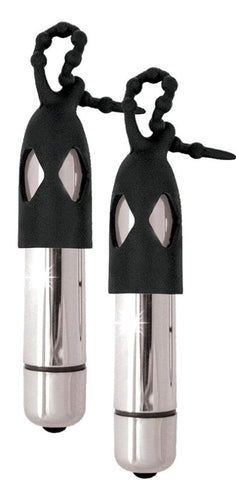 Nasstoys Mack Tuff Nipple Teasers Adjustable Clamps with Pull Straps - Nipple and Clit Clamps