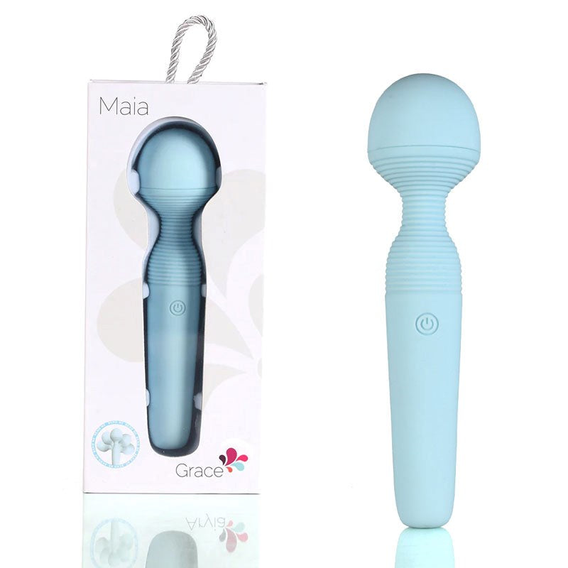 Maia Toys Maia Grace Rechargeable Pleasure Wand Bendable 15 Functions - - Body Wands