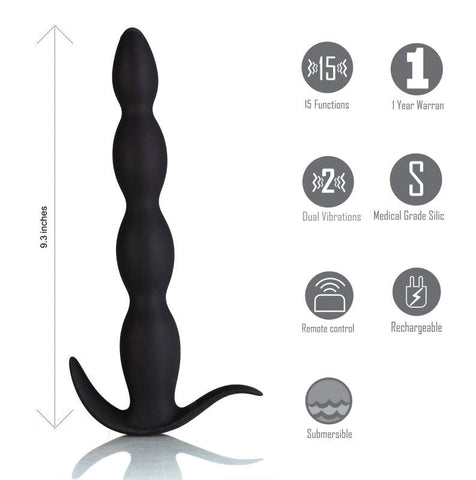 Maia Mason Rechargeable Anal Beads - Customizable Bliss for Endless Pleasure - Anal Beads and Balls