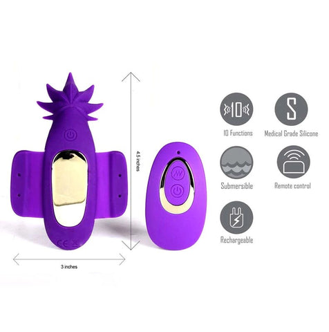 Maia Toys Maia Sativa 420 Rechargeable Remote Panty Vibrator - Remote Control Vibrators