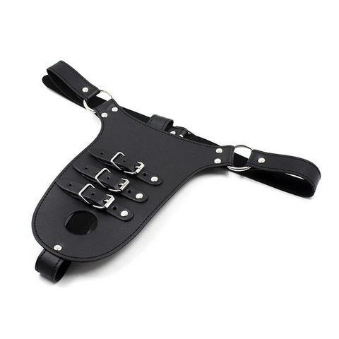 BDStyle Male Chastity Harness with Penile Straps Adjustable Restriction - Ball and Cock Toys