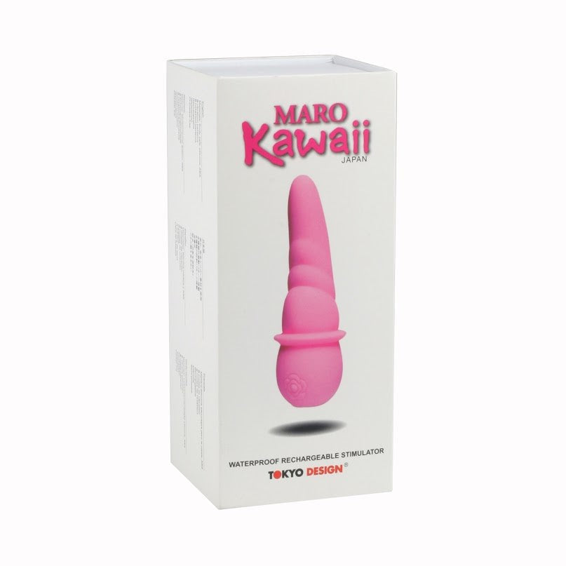 Tokyo Design Maro Kawaii 8 Rechargeable Dual Stimulation Vibrator - - Clit Ticklers and Pulsators