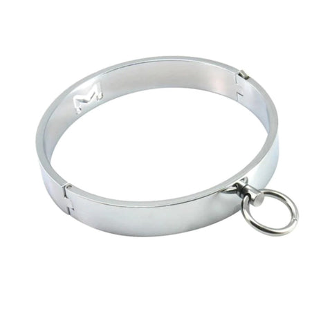 BDStyle Master Metal Collar Premium Stainless Steel BDSM Restraint - Collars and Leads