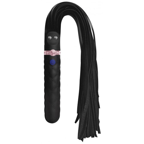 Dual Sensory Bliss Vibra Lasher 9X by Master Series Dual Function BDSM - Whips And Crops