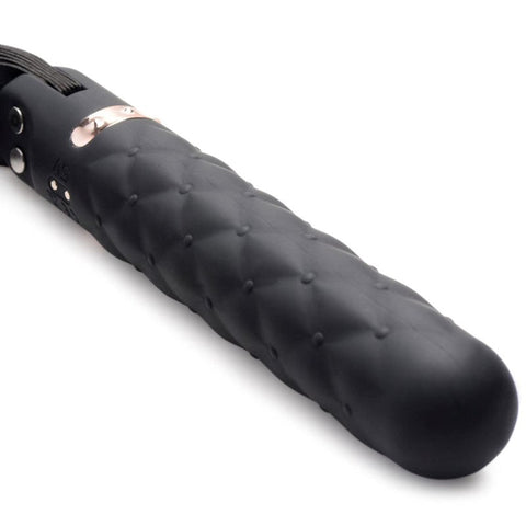 Dual Sensory Bliss Vibra Lasher 9X by Master Series Dual Function BDSM - Whips And Crops