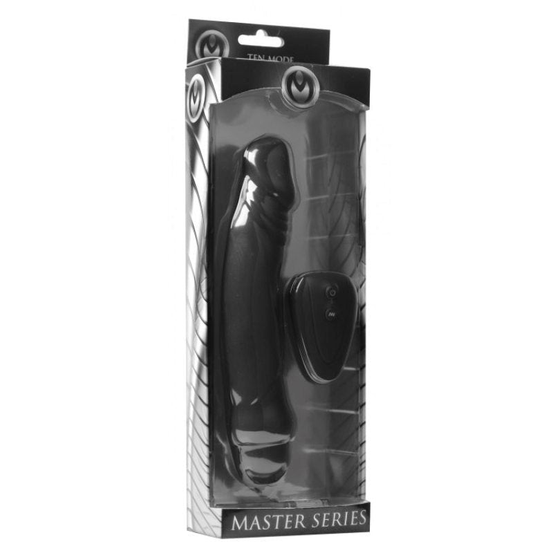 XR Brands Masters Series Ivan 10X Remote Vibe with 25 Foot Remote Control - - Realistic Dildos