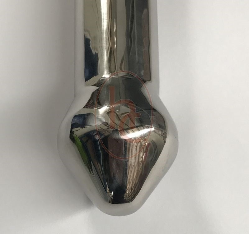 Hells Couture Mega Torch Steel Dildo Premium Surgical Steel - - Steel Sex Toys