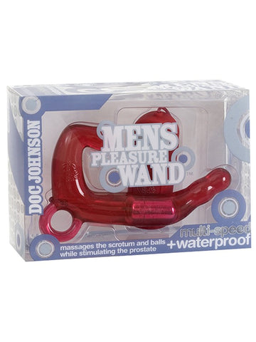 Doc Johnson Mens Pleasure Wand Prostate Massager With 4 Speeds - Prostate Toys