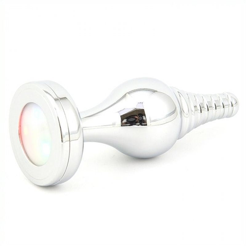 BDStyle Metal Cusp Head Butt Plug Sparkler Premium Metal Anal Sex Toy - - Steel Sex Toys