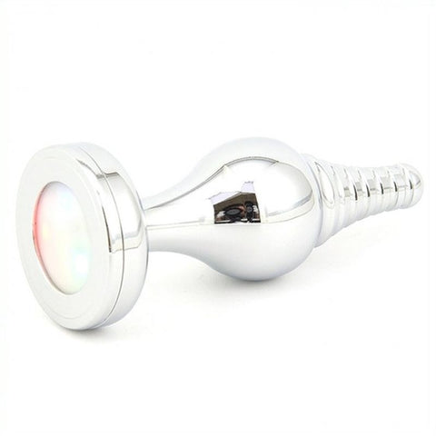BDStyle Metal Cusp Head Butt Plug Sparkler Premium Metal Anal Sex Toy - Steel Sex Toys