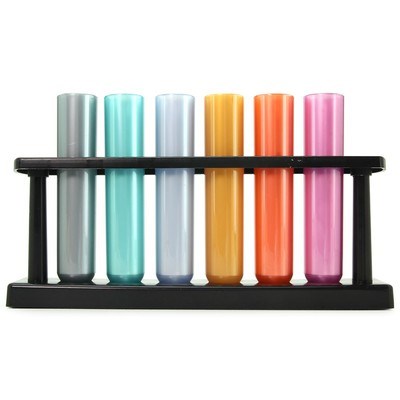 Kheper Games Metallic Acetate Test Tube Shooters Drink Vessels - Party Gifts and Novelties