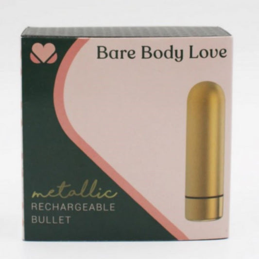 BDStyle Metallic Rechargeable Bullet Vibrator 9 Vibration Programs - - Bullet Vibrators