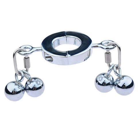 BDStyle Metallic Testicle Stretcher Weights 4 Balls Small Ball Stretching - Ball and Cock Toys
