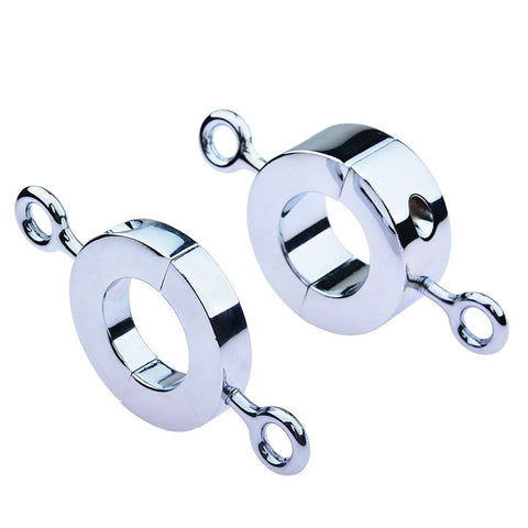 BDStyle Metallic Testicle Stretcher Weights 4 Balls Small Ball Stretching - Ball and Cock Toys