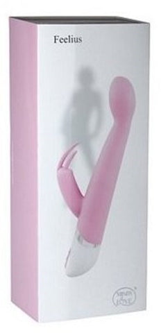 Minds Of Love Feelius Vibrator Pink Dual Motor Rabbit Stimulation - Rabbit Vibrators