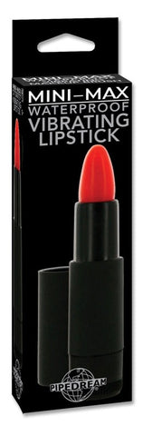 Pipedream Mini Max Vibrating Lipstick Novelty Massager Discreet Clitoral Vibrator - Personal Massagers