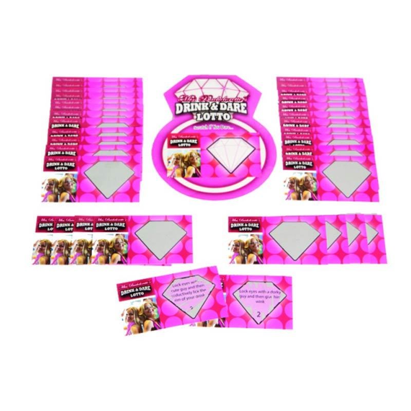Little Genie Bachelorettes Exciting Drink and Dare Lotto Party Card Game - - Party Gifts and Novelties