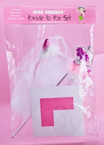 MDI Australia Miss Naughty Bride to Be Set Party Accessories Headband Wand - Sex Games, Coupons and Tricks