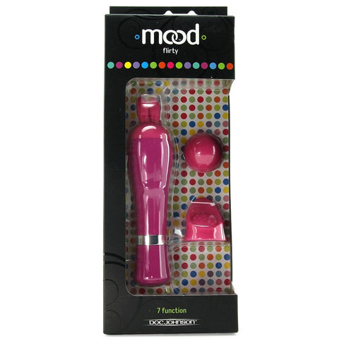 Doc Johnson Mood Flirty Multi Tip Clitoral Vibrator - G-Spot Vibrators