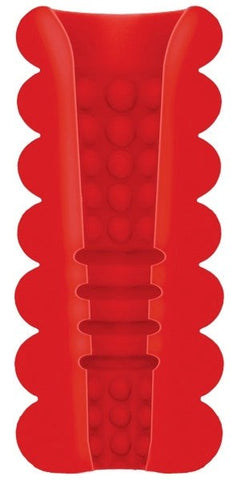 Doc Johnson Mood Thrill Masturbator Body Safe CRings Triple Texture Tunnel - Masturbators and Strokers