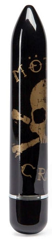 Love Honey Motley Crue Classic Skull 7 Function Vibrator Black - Waterproof Vibrators