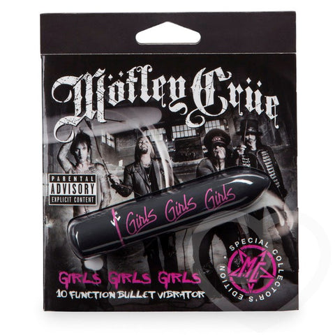 Love Honey Motley Crue Girls Girls Girls 10 Function Bullet Vibrator - Personal Massagers