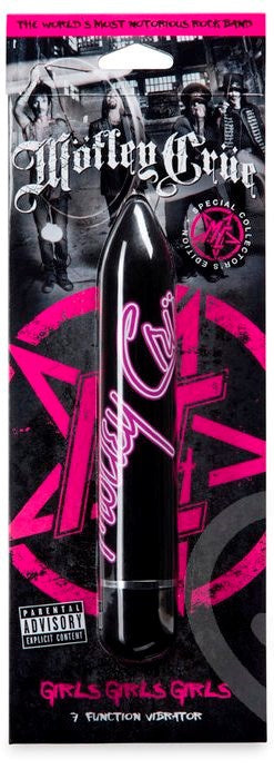 Love Honey Motley Crue Girls Girls Girls 7 Function Vibrator Black - - Bullet Vibrators