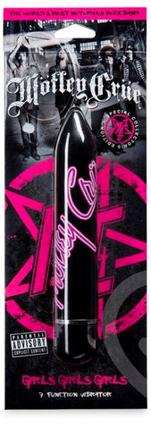 Love Honey Motley Crue Girls Girls Girls 7 Function Vibrator Black - Bullet Vibrators