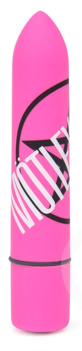 Love Honey Motley Crue Shout at the Devil 10 Function Bullet Vibrator Pink - - Waterproof Vibrators