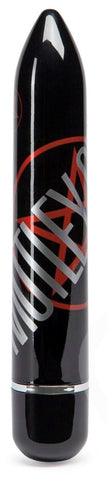 Love Honey Motley Crue Shout at the Devil 7 Function Vibrator Black - Personal Massagers