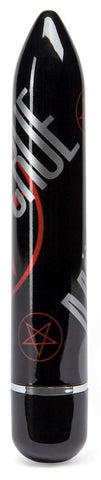 Love Honey Motley Crue Shout at the Devil 7 Function Vibrator Black - Personal Massagers