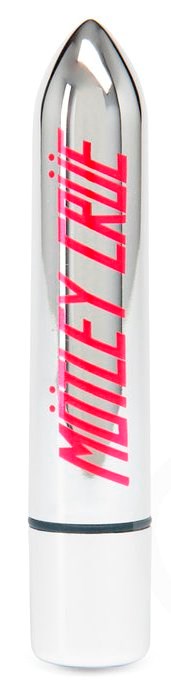 Love Honey Motley Crue Too Fast For Love 10 Function Bullet Vibrator Silver - - Personal Massagers