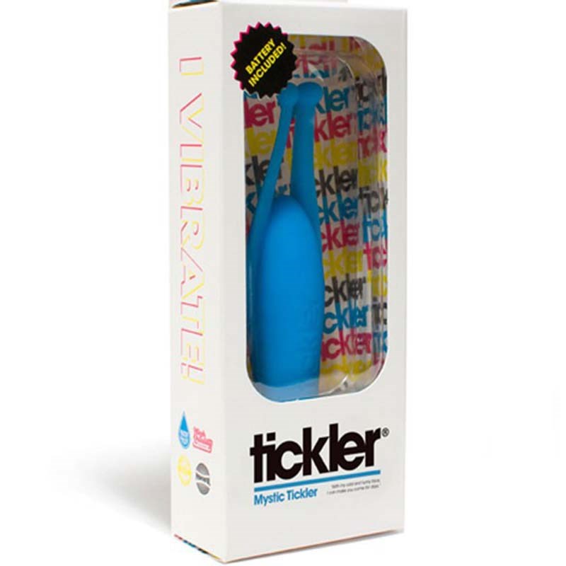 Tickler Mystic Tickler Dual Stimulation Vibrator with Fluttering Motion - - Clit Ticklers and Pulsators
