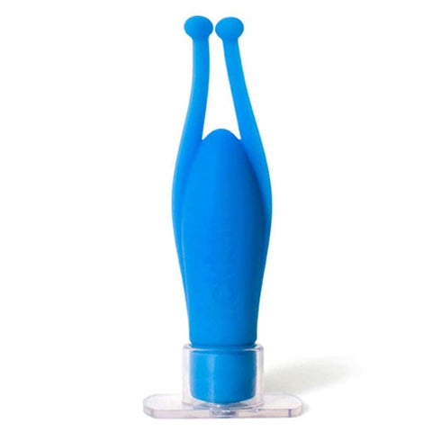 Tickler Mystic Tickler Dual Stimulation Vibrator with Fluttering Motion - Clit Ticklers and Pulsators