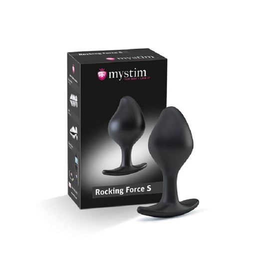 Mystim Rocking Force Electro Stimulation Butt Plug with Bi Polar Technology - - Electro Sex