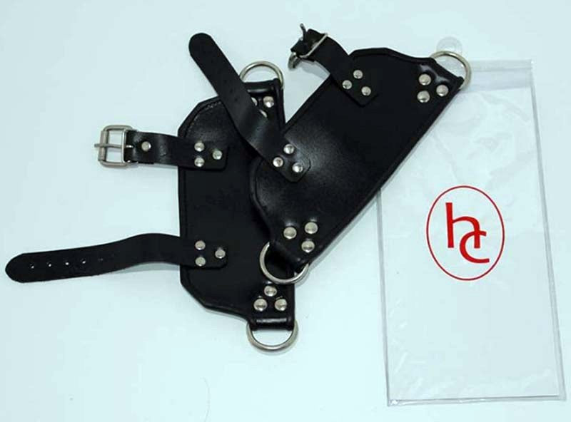 Nailed Hard Foot Leather Suspender Cock Ring Shop - - Spreaders and Hangers