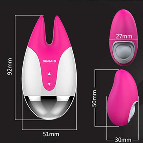 Nalone Fifi Twin Tip Clitoral Vibrator for Targeted Stimulation - Clit Ticklers and Pulsators