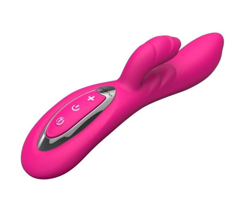 Nalone Touch II Pink Dual Stimulation Vibrator with Touch Controls - Rabbit Vibrators