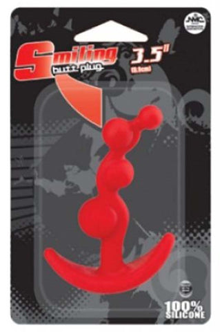 NANMA Corporation Smiling Butt Plug 3.5 Premium Silicone Anal Toy - Prostate Toys