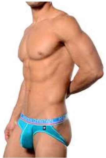 Andrew Christian Nanofit Breeze Comfort Jock Teal Modal Support Pouch - - Jocks and G-Strings