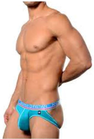 Andrew Christian Nanofit Breeze Comfort Jock Teal Modal Support Pouch - Jocks and G-Strings